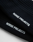 Norse Projects BJARKI LOGO SPORT SOCKS Blue Men