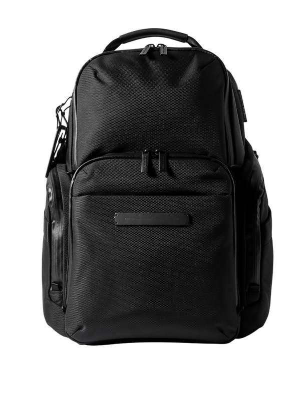 Photo: Horizn Studios - Midtown Leather-Trimmed Shell Backpack