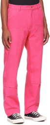 Sky High Farm Workwear Pink Workwear Trousers