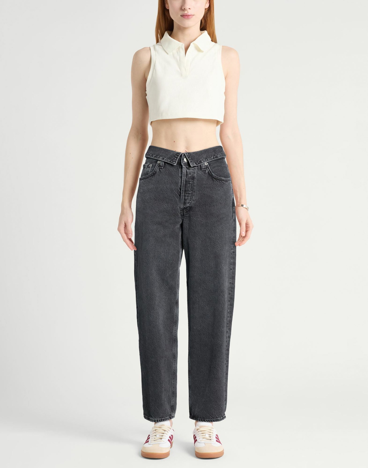 Agolde Womens Jeans Charcoal