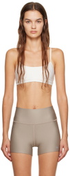 Alo Off-White Airlift Intrigue Sport Bra