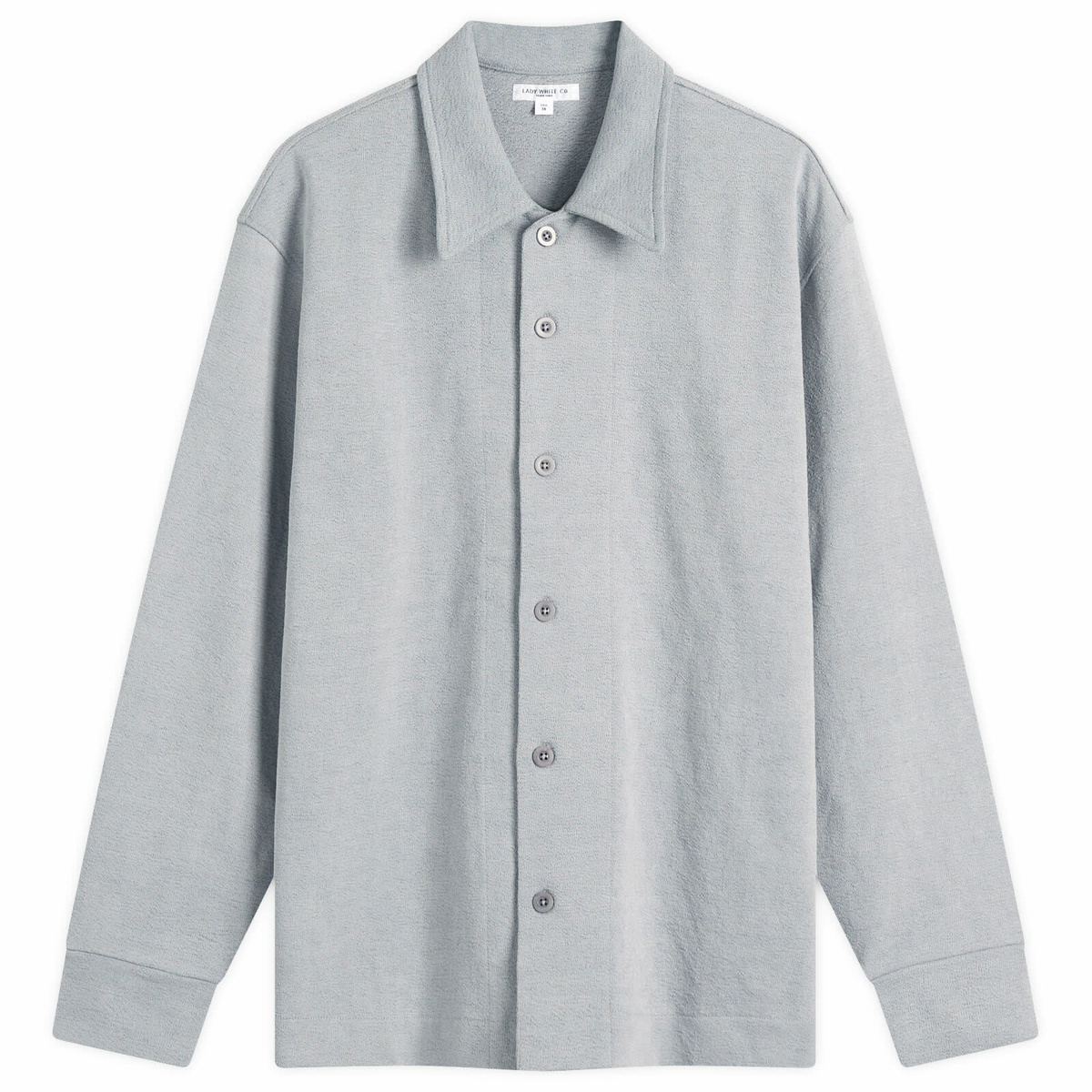 Lady White Co. Men's Francisco Relaxed Overshirt in Pigment Chalk