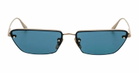 Linda Farrow Cleo - Light Gold / Aqua Sunglasses