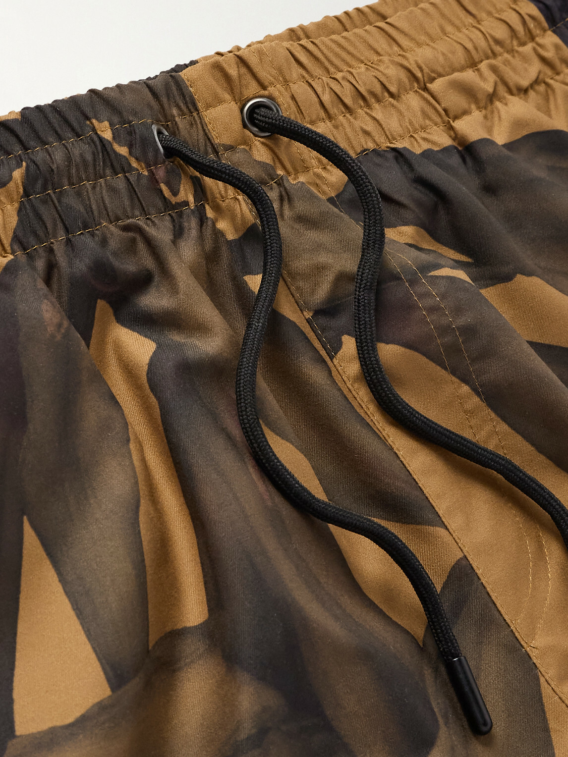 Dries Van Noten - Straight-Leg Mid-Length Printed Swim Shorts - Brown