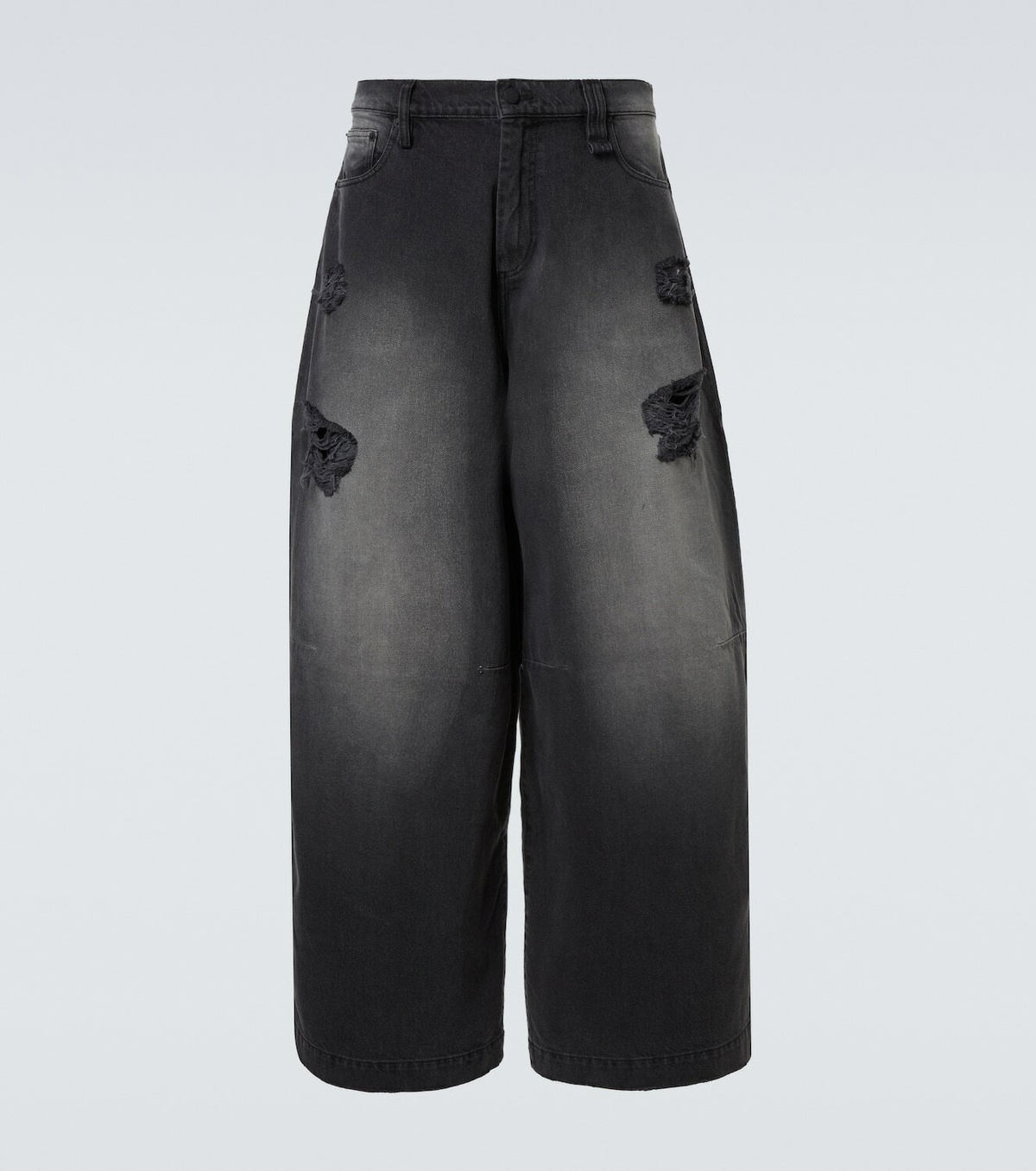 Simone Rocha Distressed wide-leg jeans