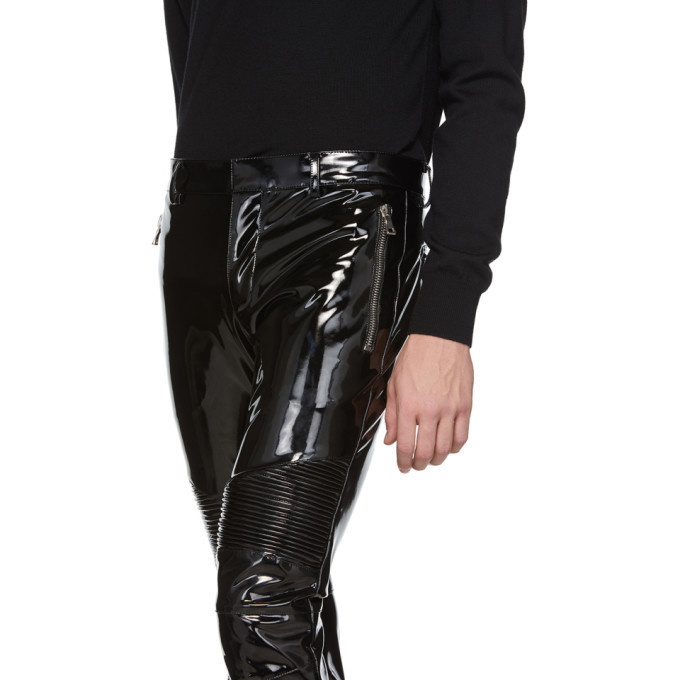 Faux Patent Leather Pants – Lane 201