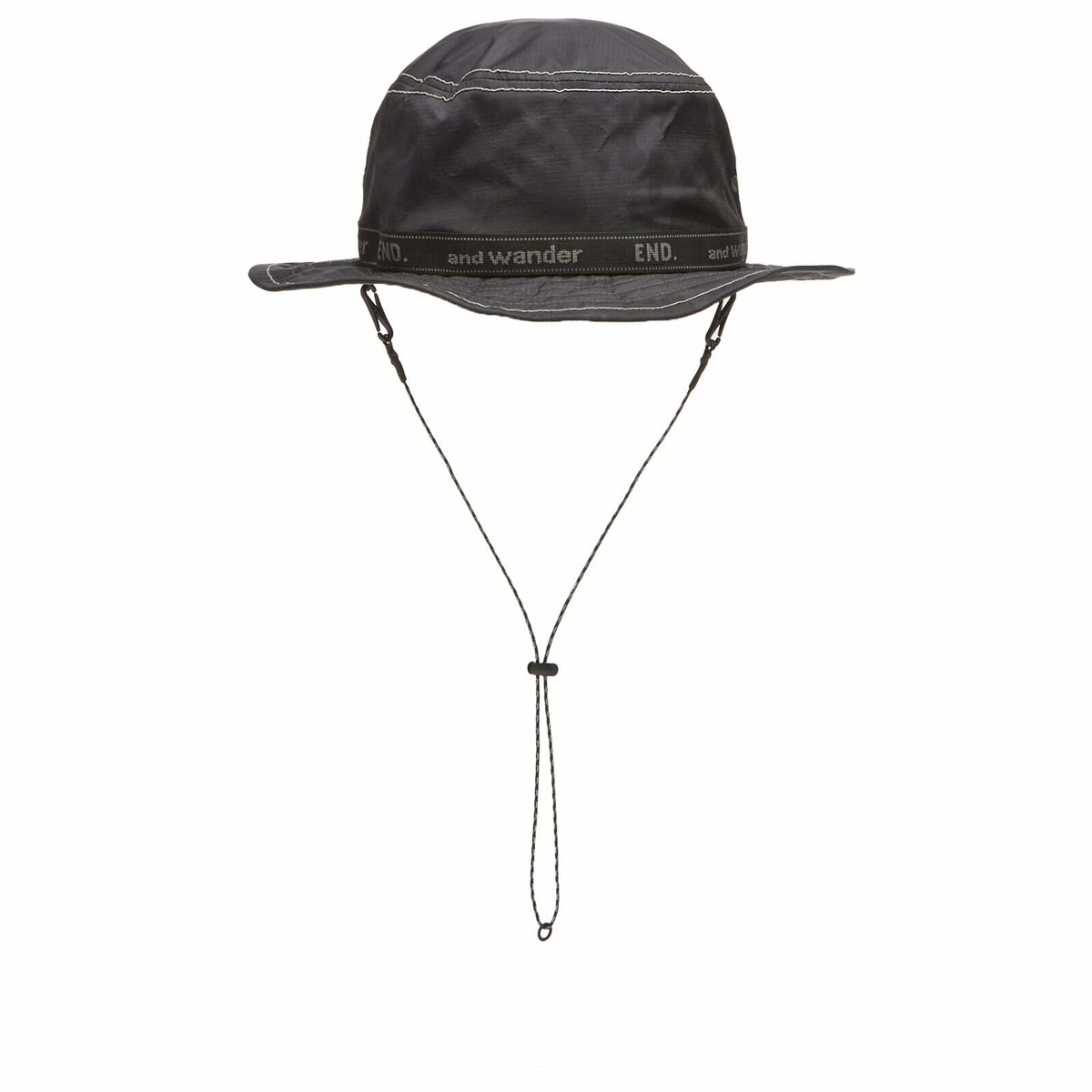 END. x and wander 3L Print Hat in Charcoal 
