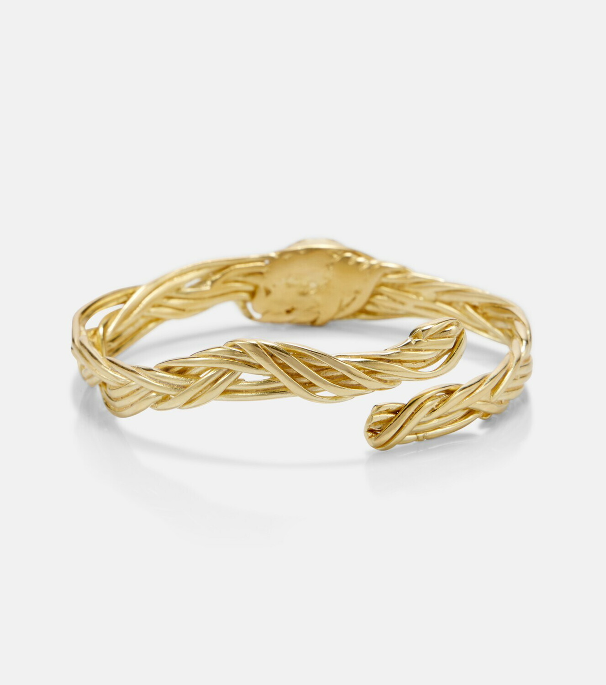 Ysso Delphi 24kt gold-plated bangle