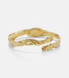 Ysso Delphi 24kt gold-plated bangle