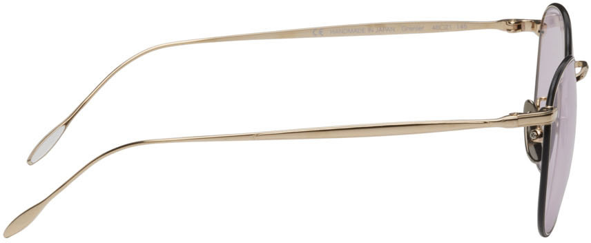 YUICHI TOYAMA. Gold Grenier Sunglasses