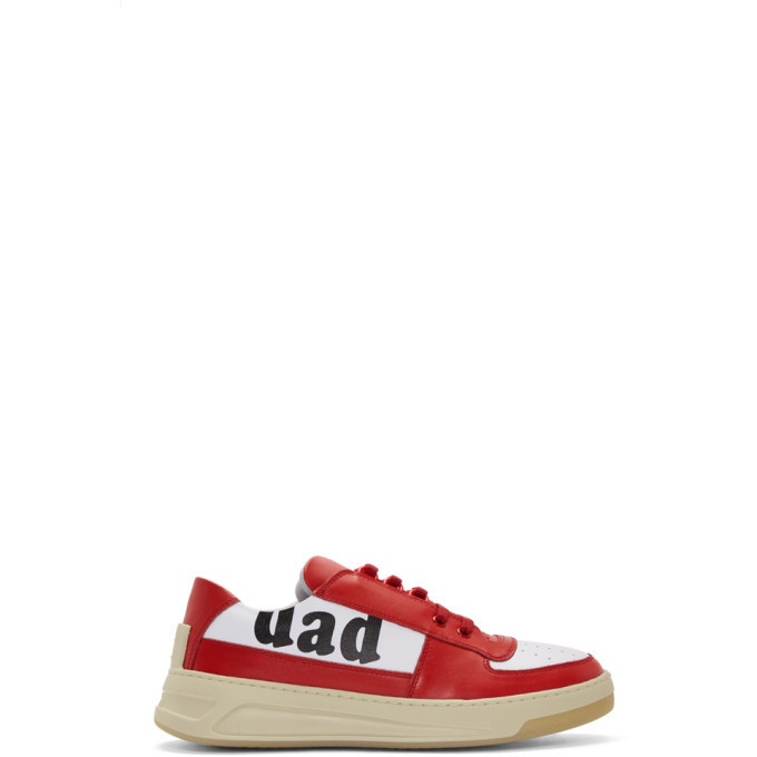 Photo: Acne Studios Red and White Dad Perey Sneakers