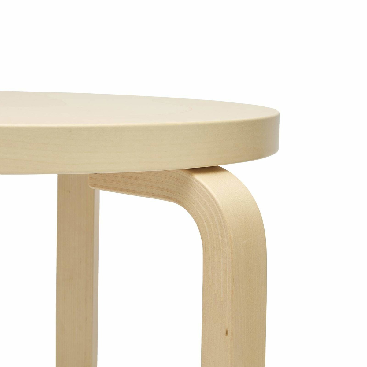 Artek x Marimekko Table 90D - Seireeni in Solid Birch 