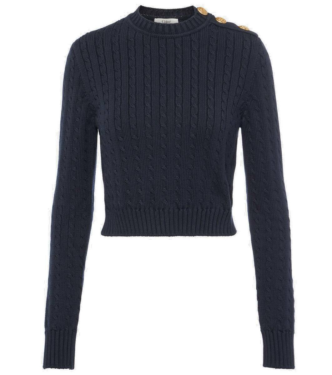 Cloe, Copper Cropped Sweater main image 1