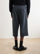 NAHMIAS - Hoops 24 Straight-Leg Cropped Cotton-Jersey Sweatpants - Black