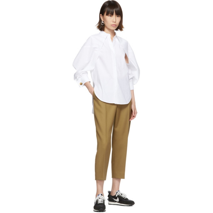 Enfold White Two-Way Shirt