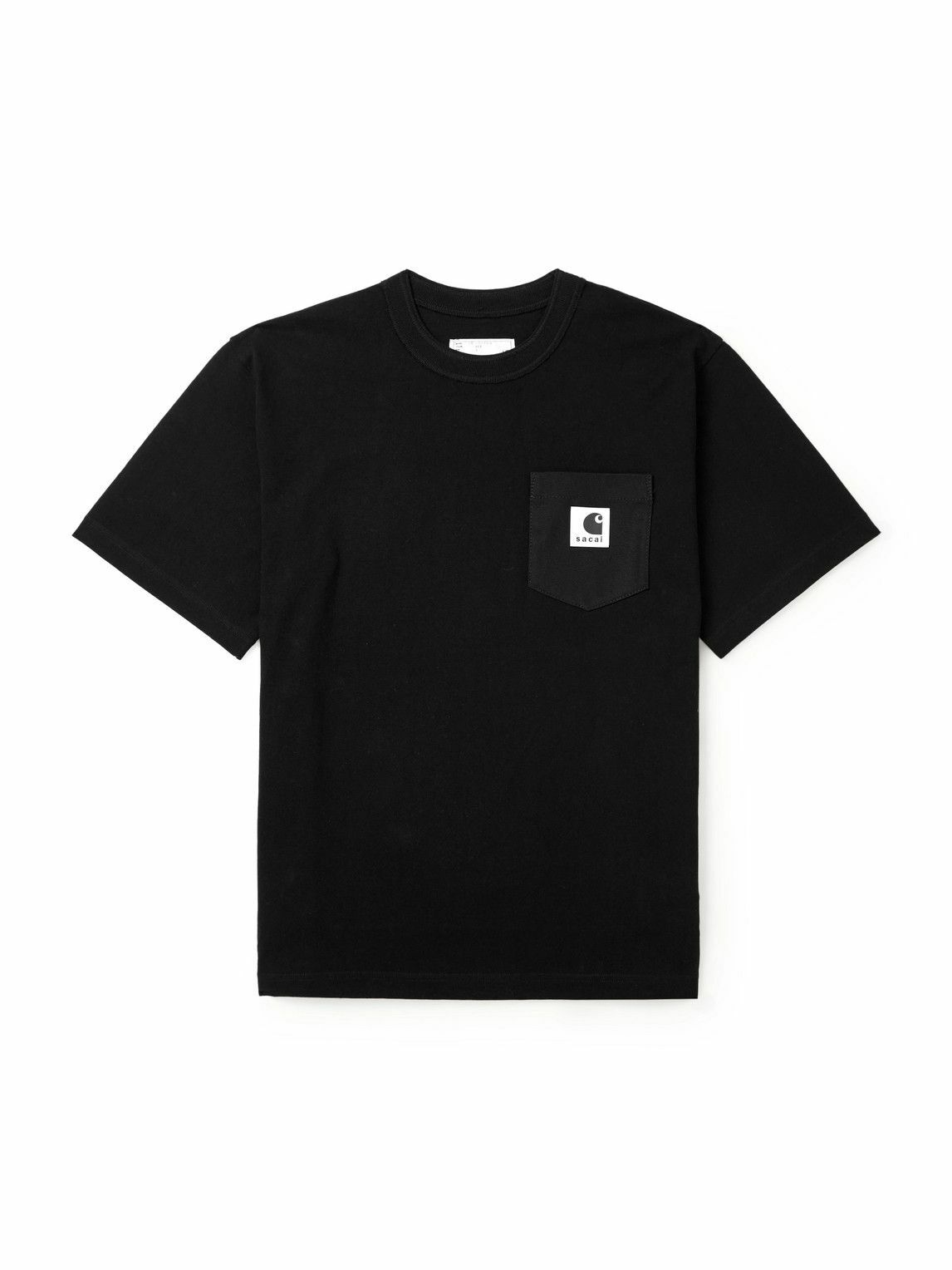 Sacai - Carhartt WIP Logo-Appliquéd Canvas-Trimmed Cotton