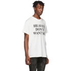 Amiri White Heaven and Hell T-Shirt