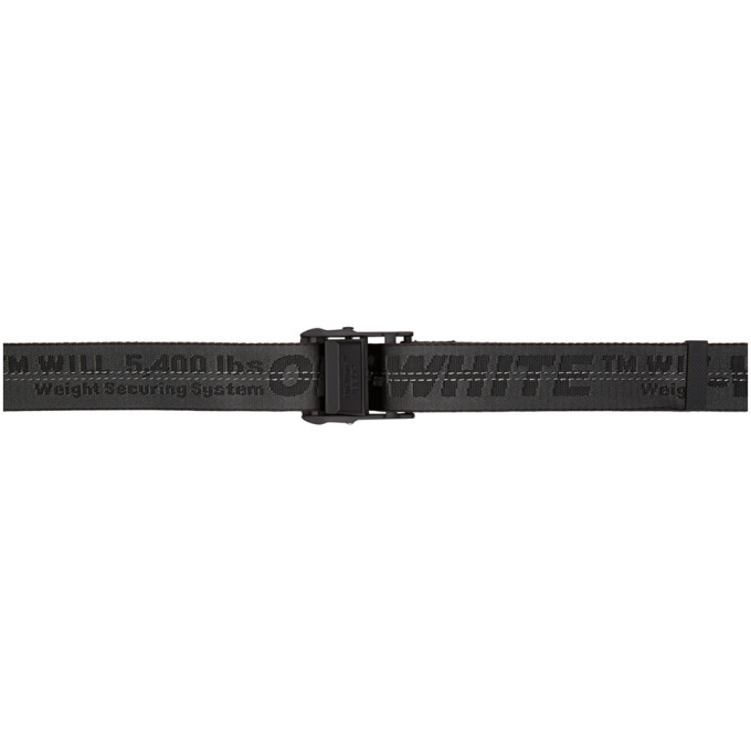 Off-White Black Industrial Belt Off-White