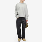 Wood Wood Men's Hester Classic Crew Sweatshirt in Grey Melange