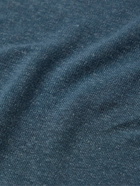 Klättermusen - Aurvandil Logo-Embroidered Lyocell and Hemp-Blend T-Shirt - Blue