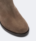 Brunello Cucinelli Monili suede ankle boots