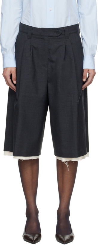 Photo: mfpen Gray Slash Shorts
