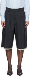 mfpen Gray Slash Shorts
