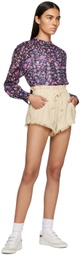 Isabel Marant Etoile Black & Pink Mexika Shirt