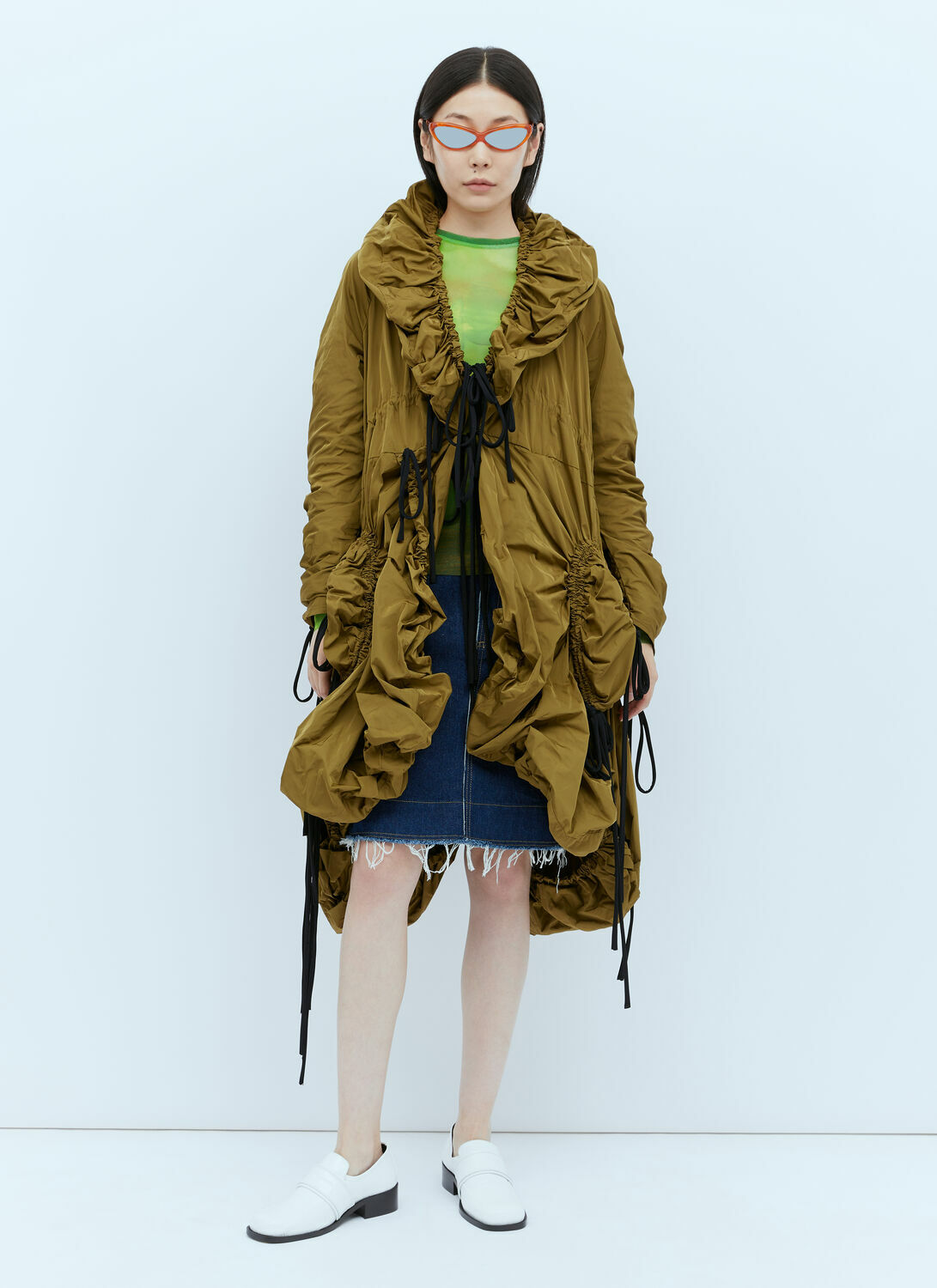 Paula Canovas del Vas Drapy Hooded Parka