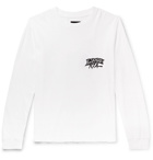 RtA - Oversized Printed Cotton-Blend Jersey T-Shirt - White