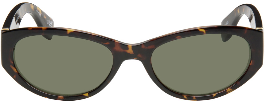 Le Specs Tortoiseshell Polywrap Sunglasses Le Specs