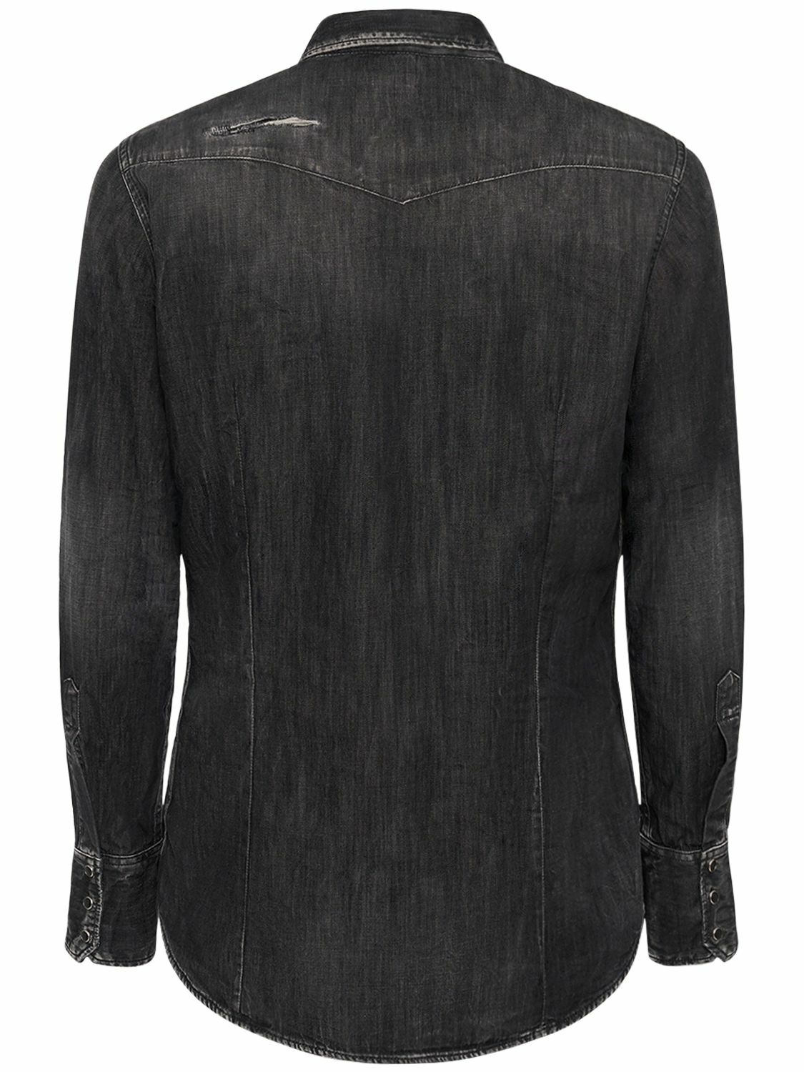 Dsquared2 Classic Western Shirt Blue Denim Shirt main image 1