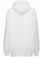 BALENCIAGA Logo Hooded Cotton Jersey Sweatshirt
