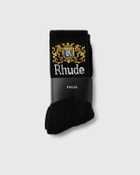 Rhude Crest Logo Sock Black Socks