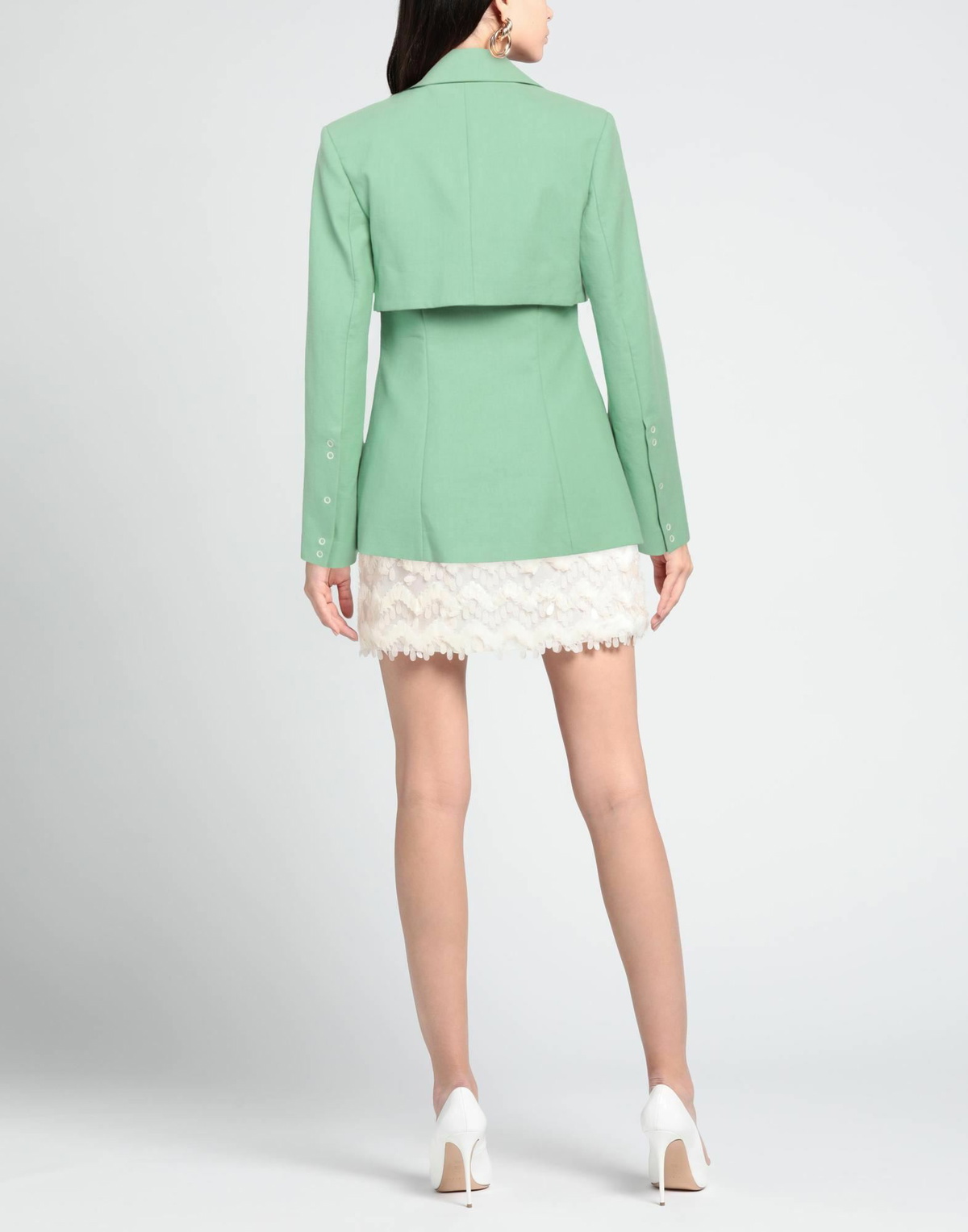 Ganni Womens Blazer Light in Green