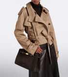 DeMellier Hudson Midi suede tote bag