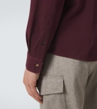 Brunello Cucinelli Cotton piqué shirt