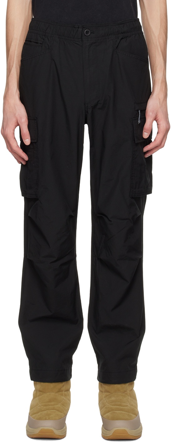 thisisneverthat Black Embroidered Cargo Pants thisisneverthat