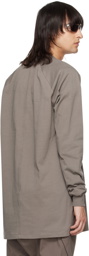 Rick Owens Gray Baseball Sweatshirt