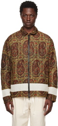 Karu Research Multicolor Block-Printed Jacket