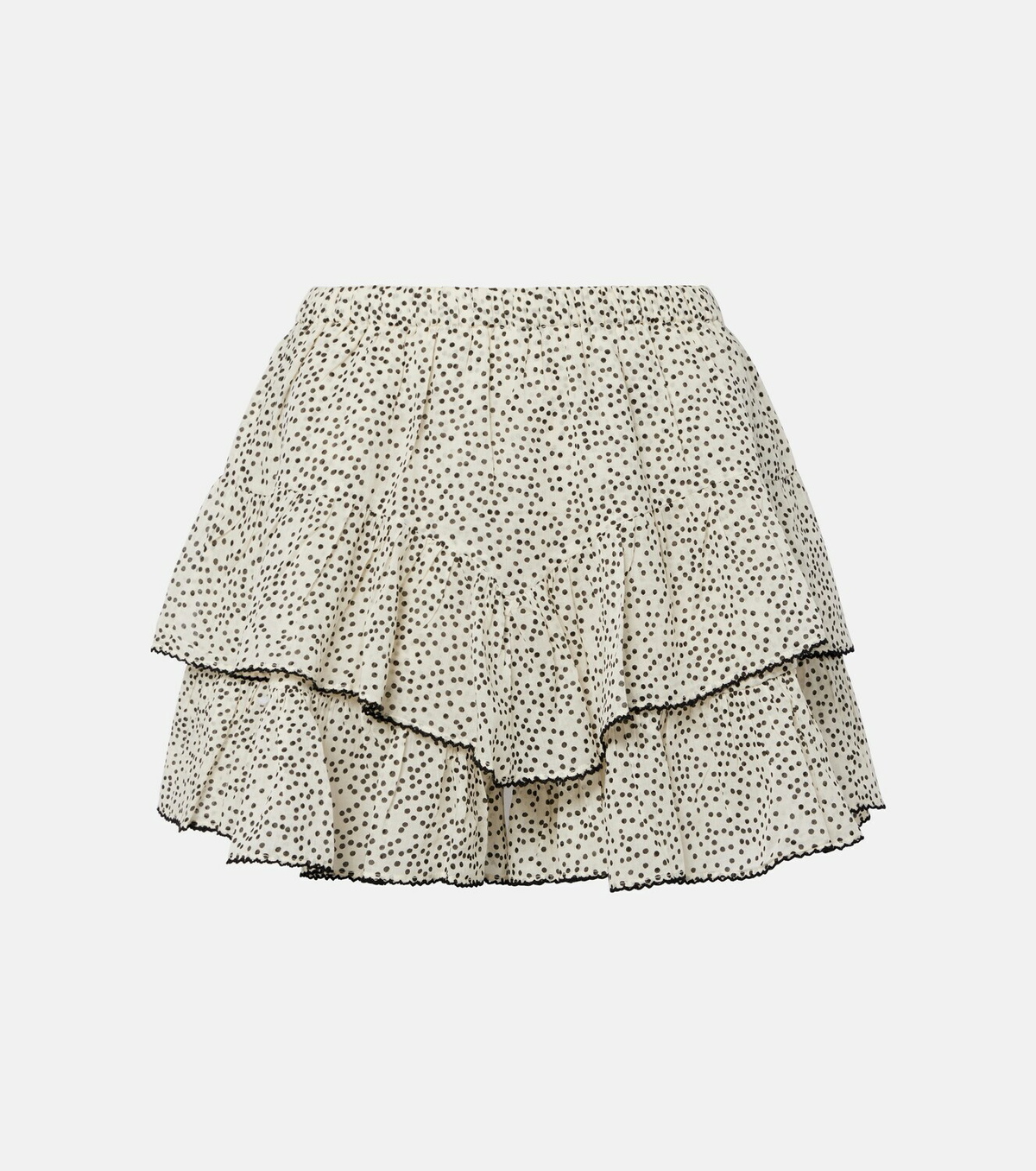 Marant Etoile Jocadia ruffled cotton shorts