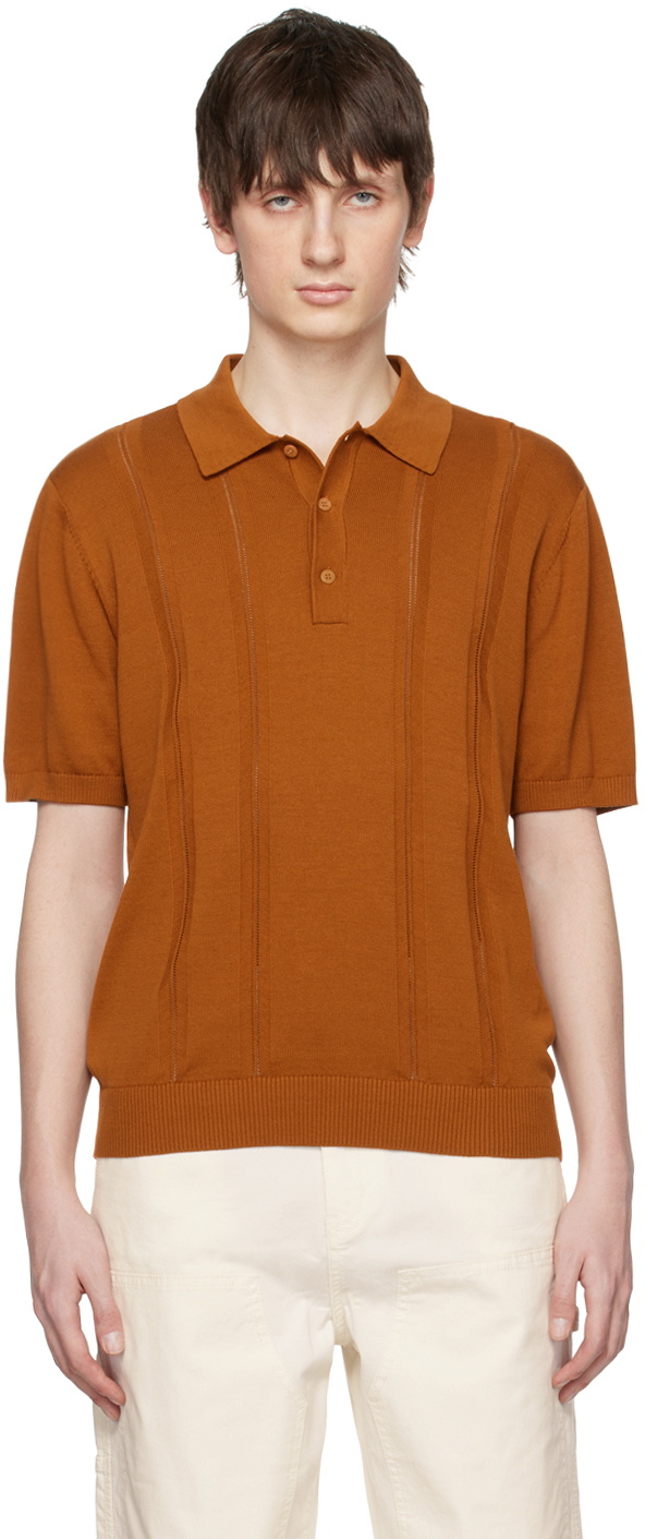 Saturdays NYC Brown Jahmad Polo