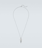 Mateo Sterling silver pendant necklace with pearl