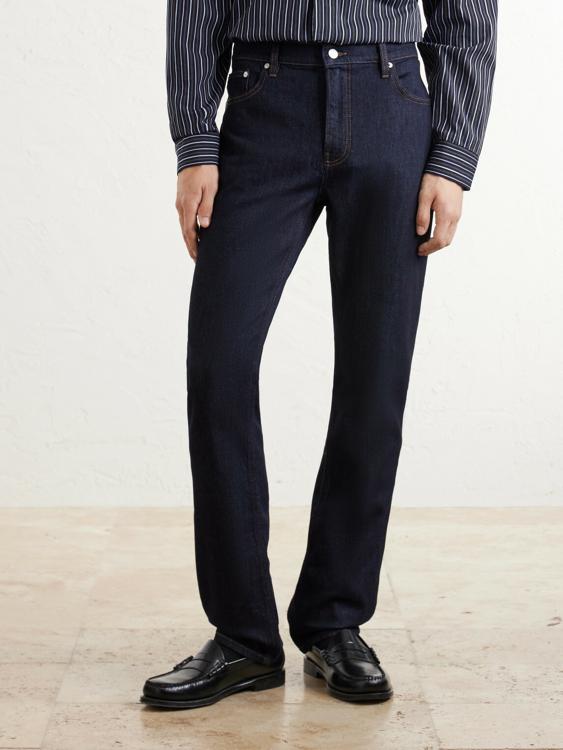 FRAME - Modern Straight-Leg Jeans - Blue