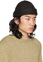 Jil Sander Green Rolled Brim Beanie