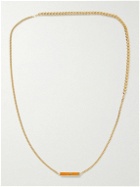 Bottega Veneta - Gold-Plated and Enamel Chain Necklace