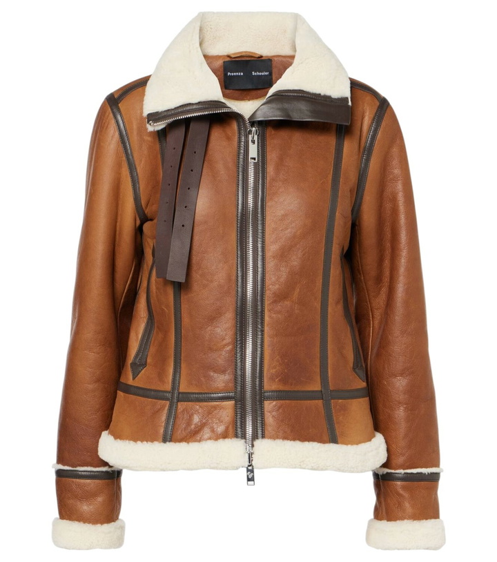 Photo: Proenza Schouler Arlo shearling-lined leather jacket