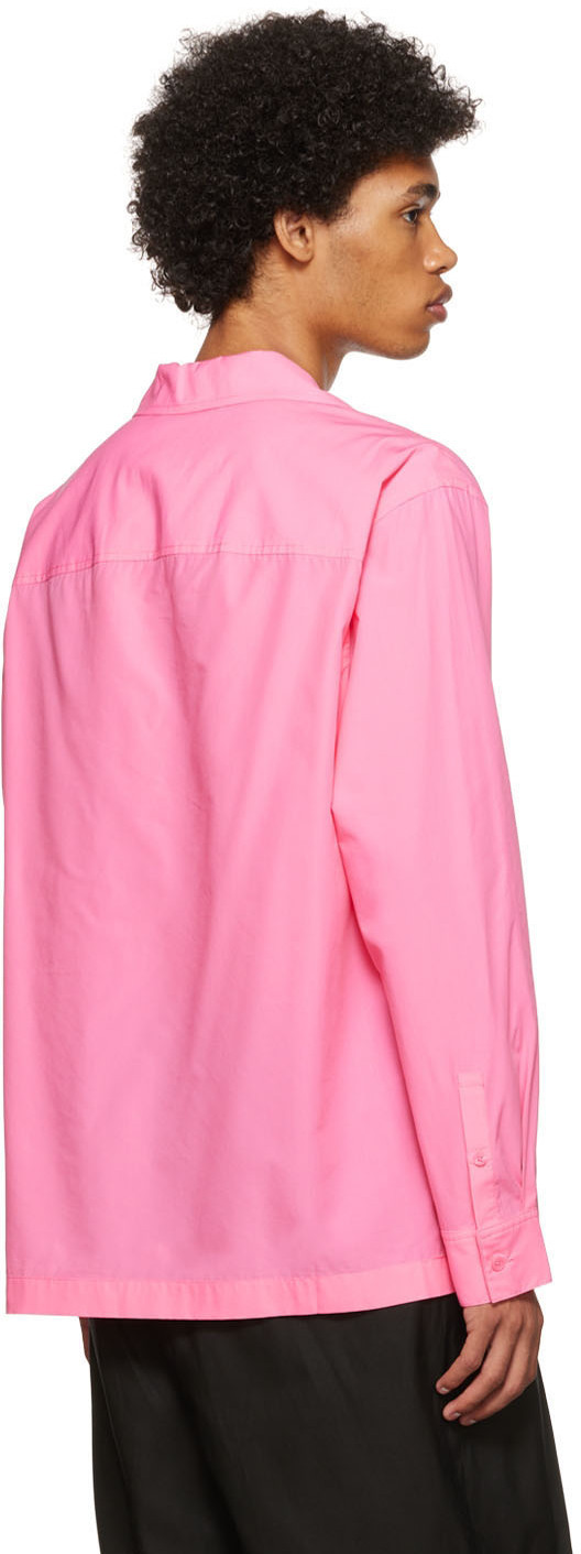 3.1 Phillip Lim Pink Convertible Collar Shirt