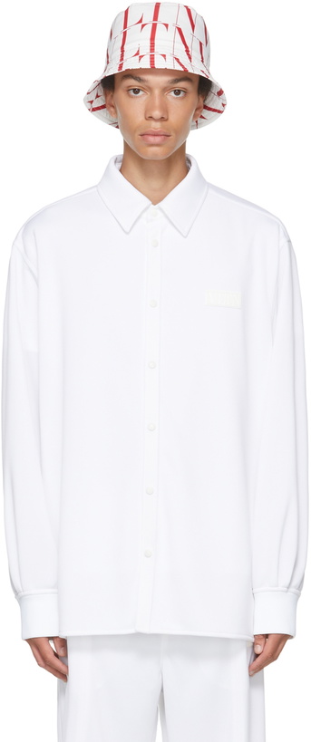 Photo: Valentino White Jersey Shirt