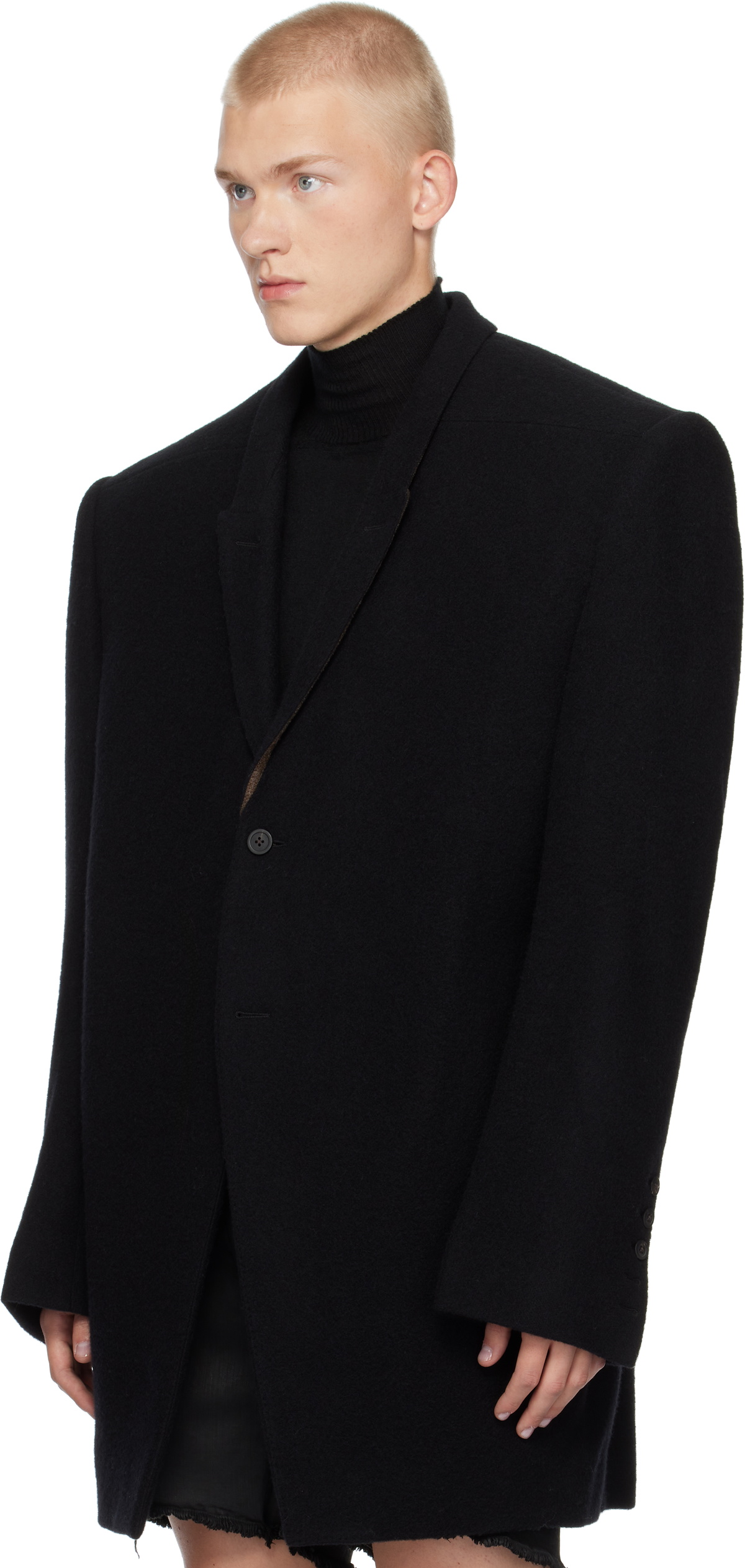 Rick Owens Black Porterville Ricks Tatlin Jacket Rick Owens